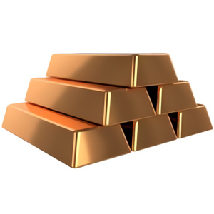 Lingotes de bronce